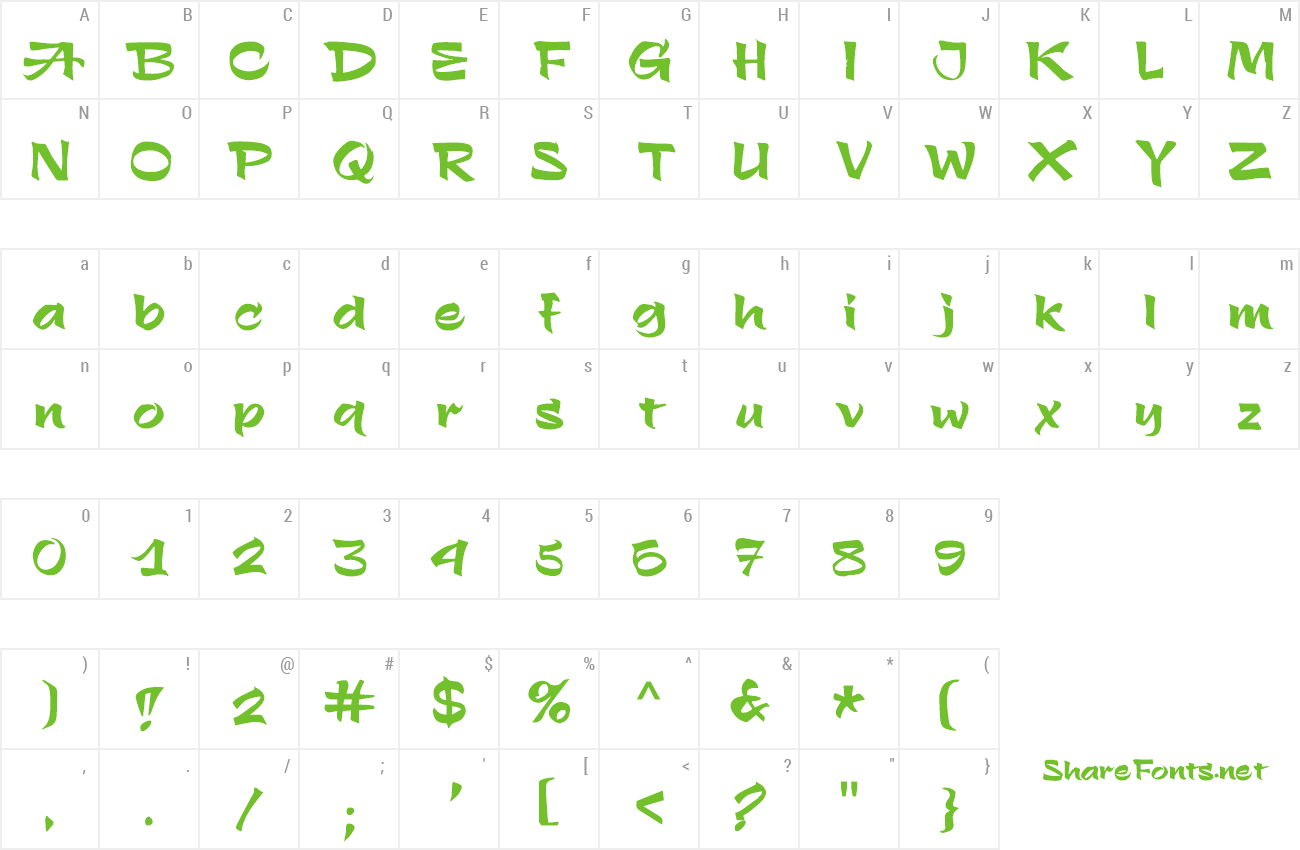 Font Oriental Chicken preview